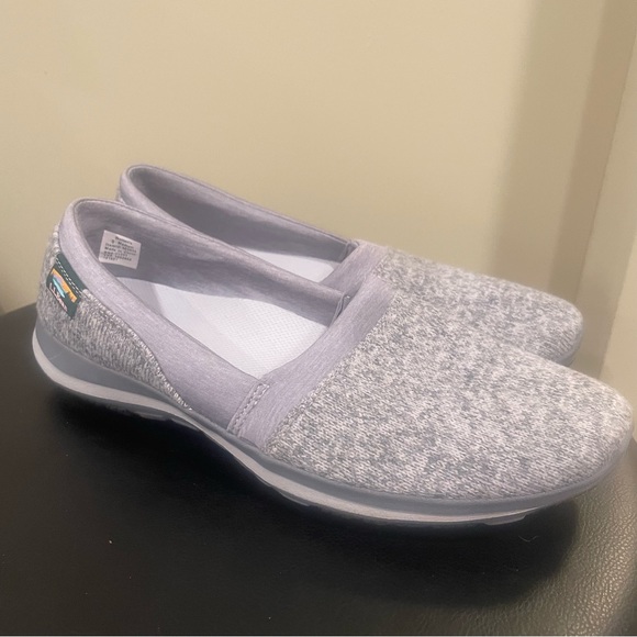 LL Bean Gray All Around Slip On Shoes Fleece Comfort Cushion 503514 - Size 9 - Picture 7 of 7